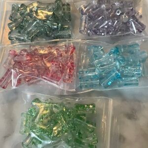 Bamboo Glass 12x6mm Bead (20)